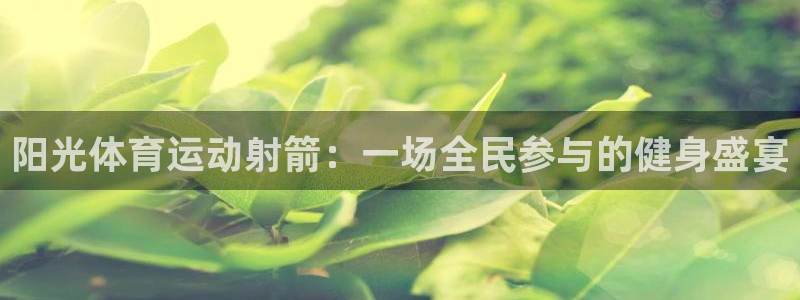 九球体育app：阳光体育运动射箭：一场全民参与的健身盛宴